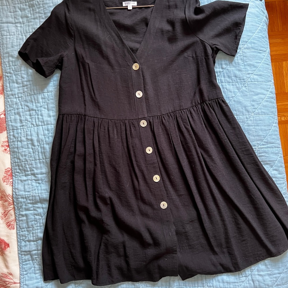 Reitmans Black V-Neck Sundress